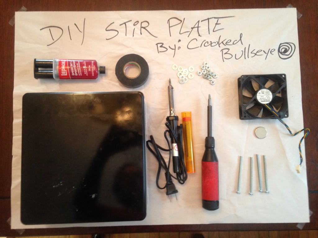 Crooked Bullseye DIY Stir Plate v1.0